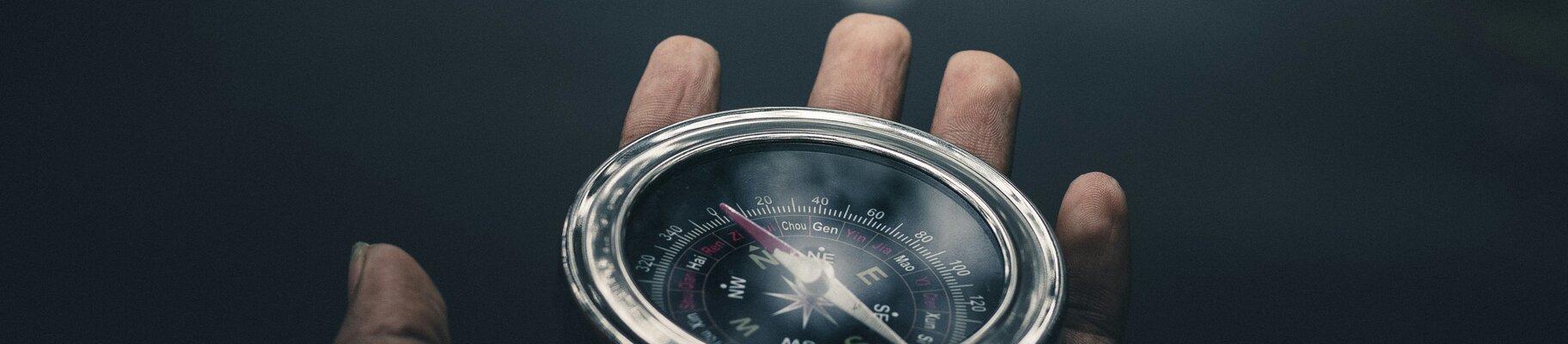 Compass in the hand